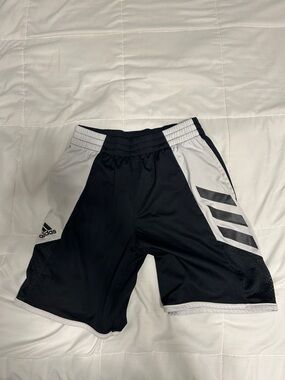 adidas Black and White Men’s Athletic Shorts